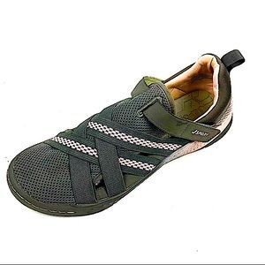 JSport by Jambu Womens Essex Gray Petal Sneakers Sz 10